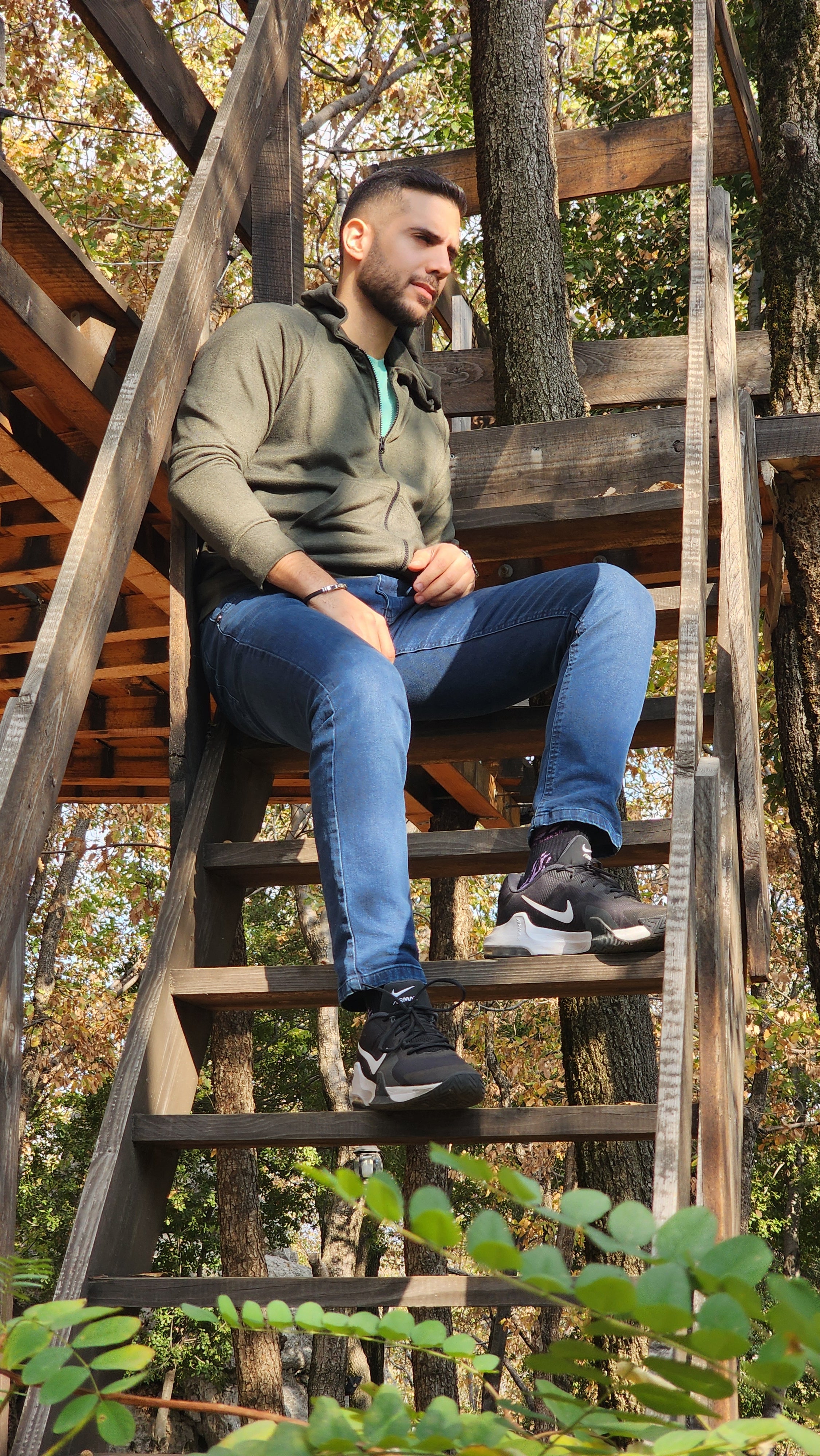 Green Hoodie Zipper