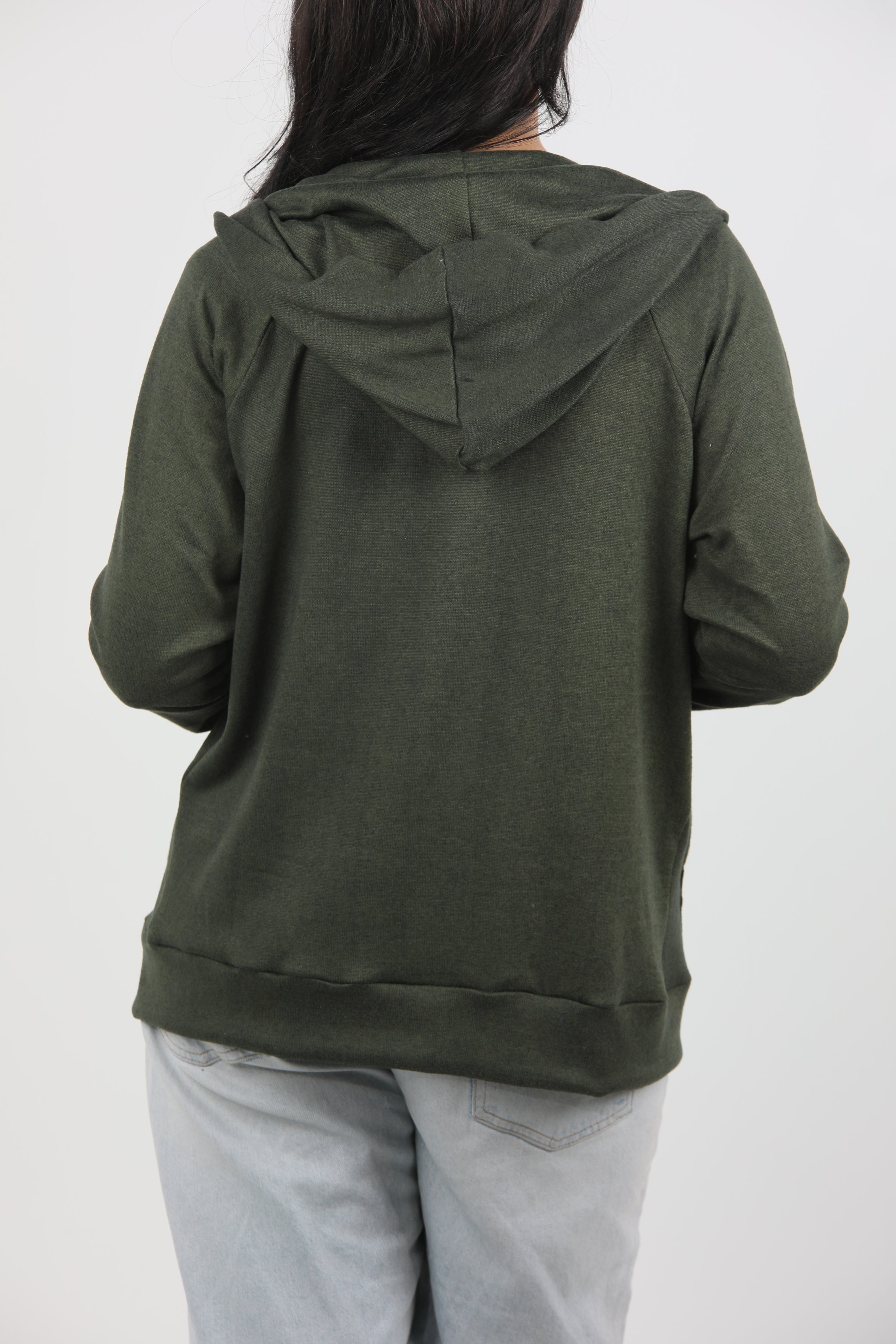 Green Hoodie Zipper
