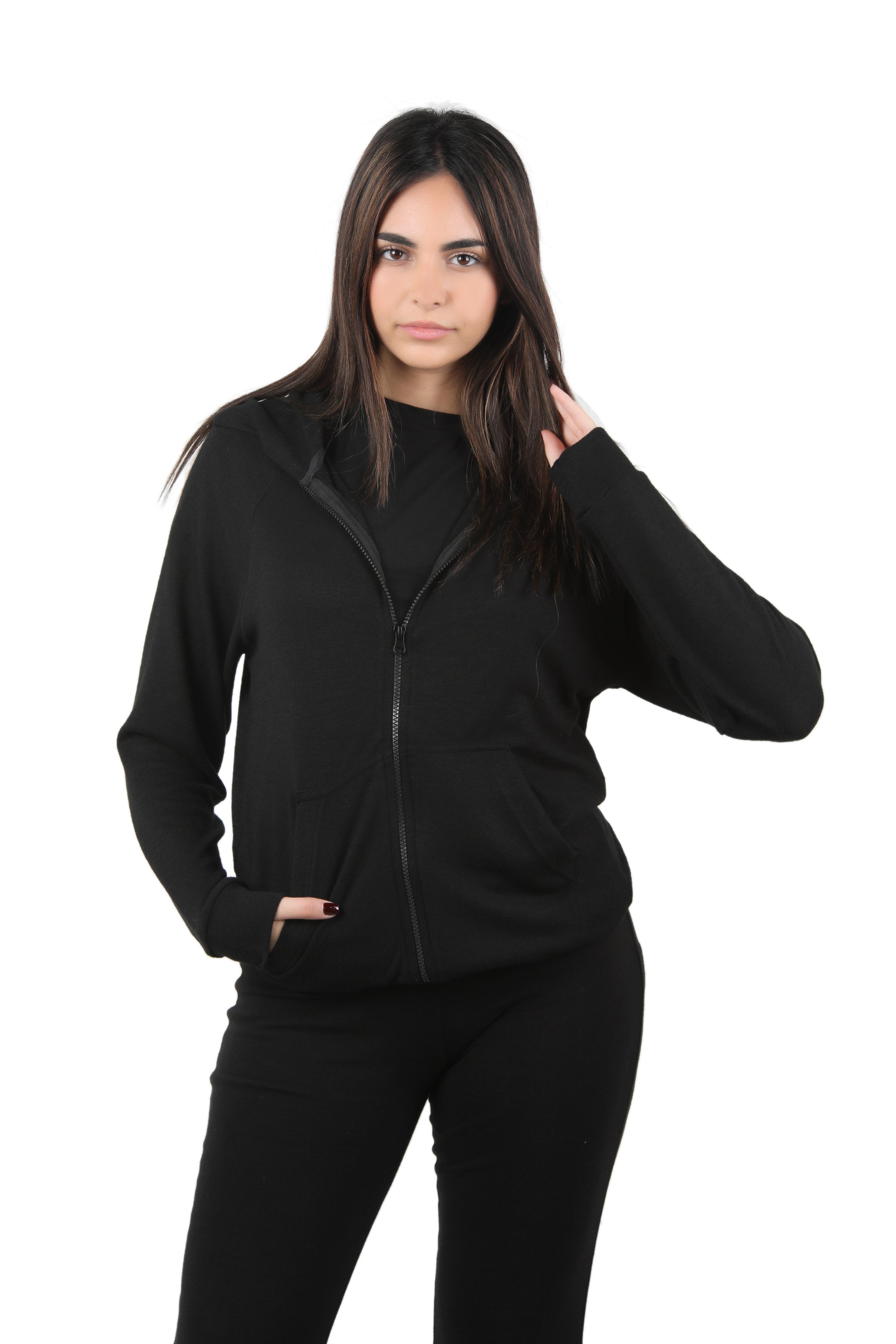 Black Hoodie Zipper