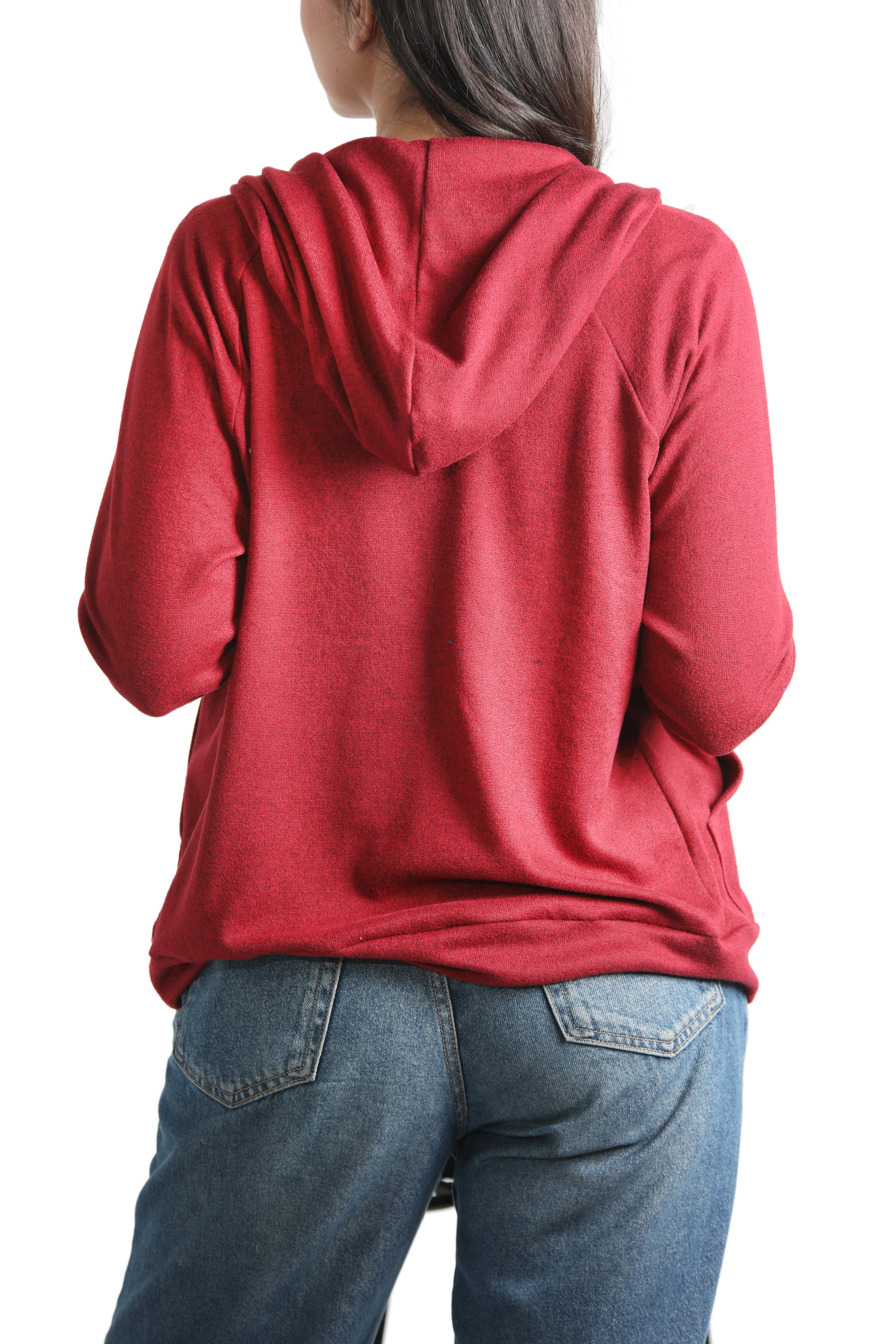 Red Hoodie Zipper