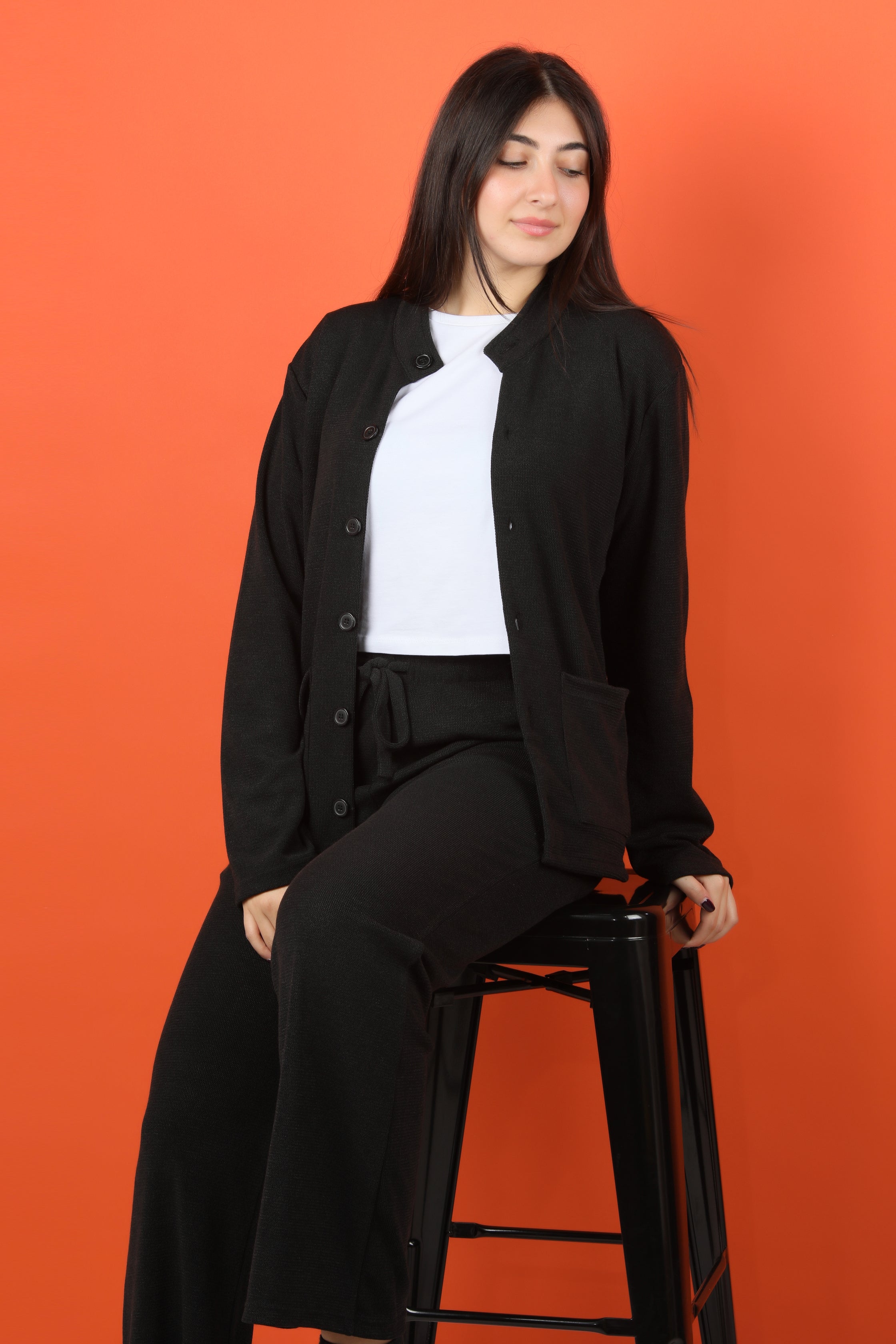 Sienna Cardigan and Pants Set - Beige