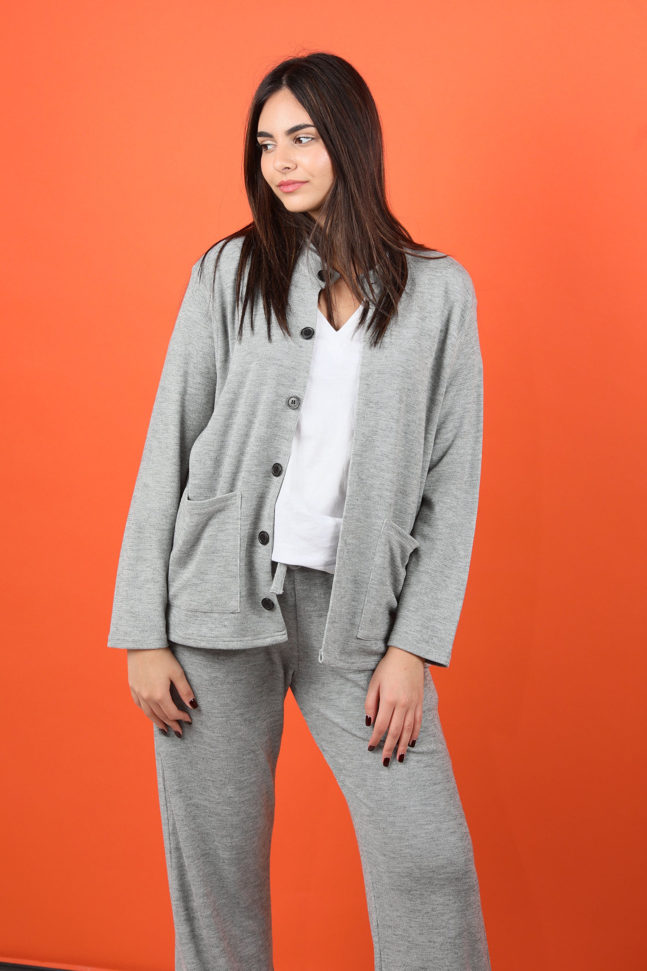 Sienna Cardigan and Pants Set - Grey