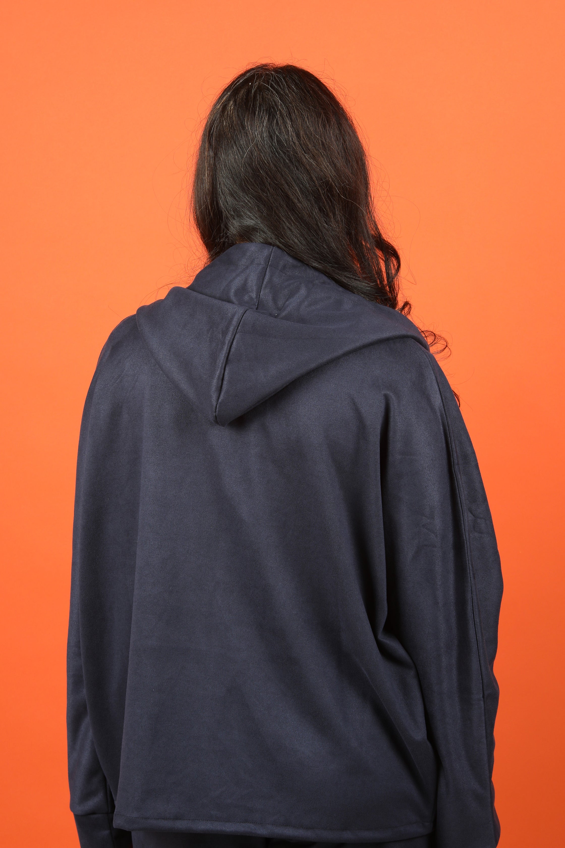 Suede Jacket - Navy