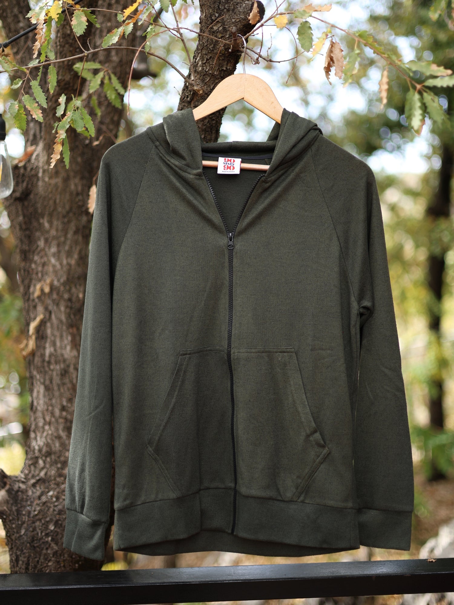 Green Hoodie Zipper