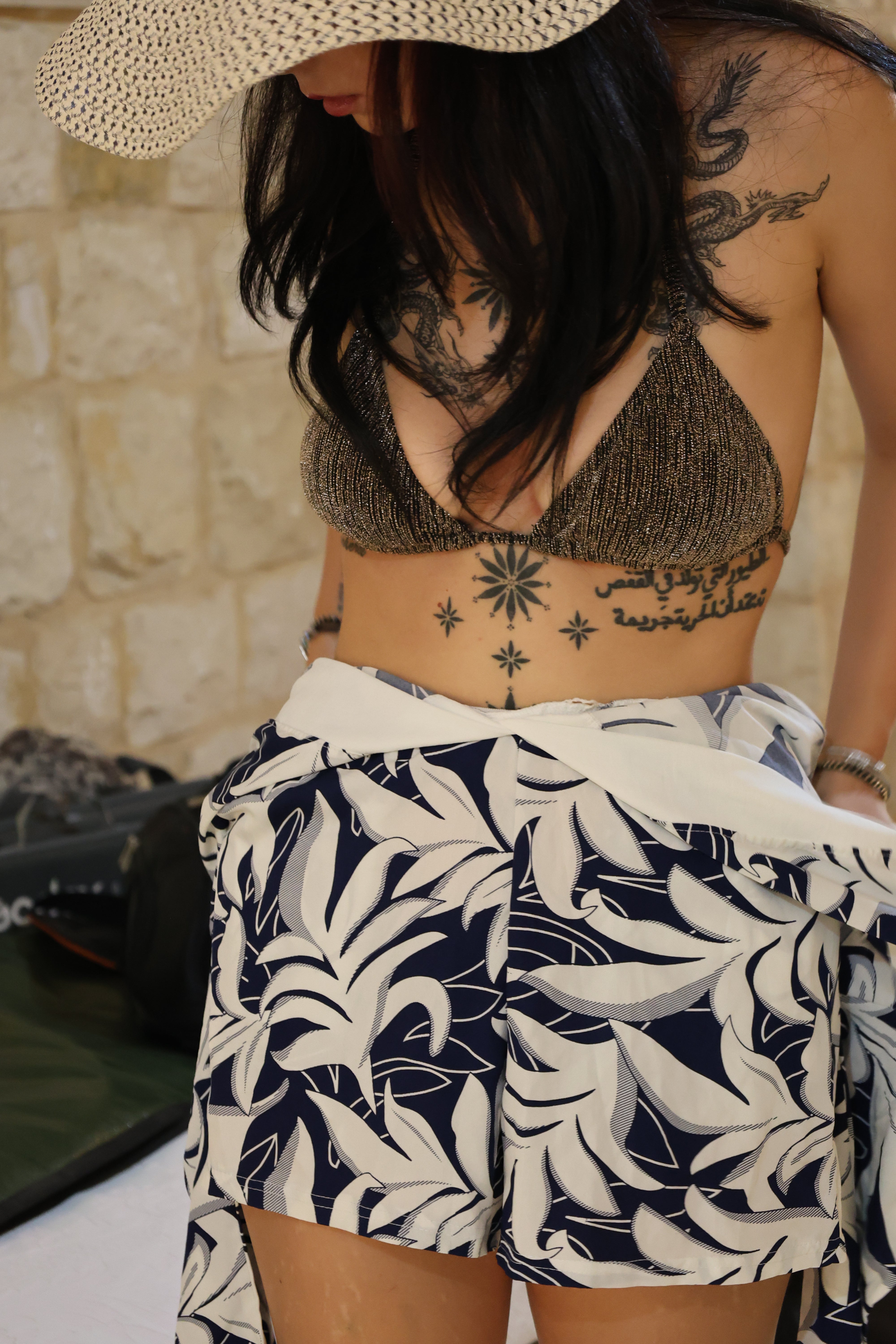 Palmera Romper - Blue