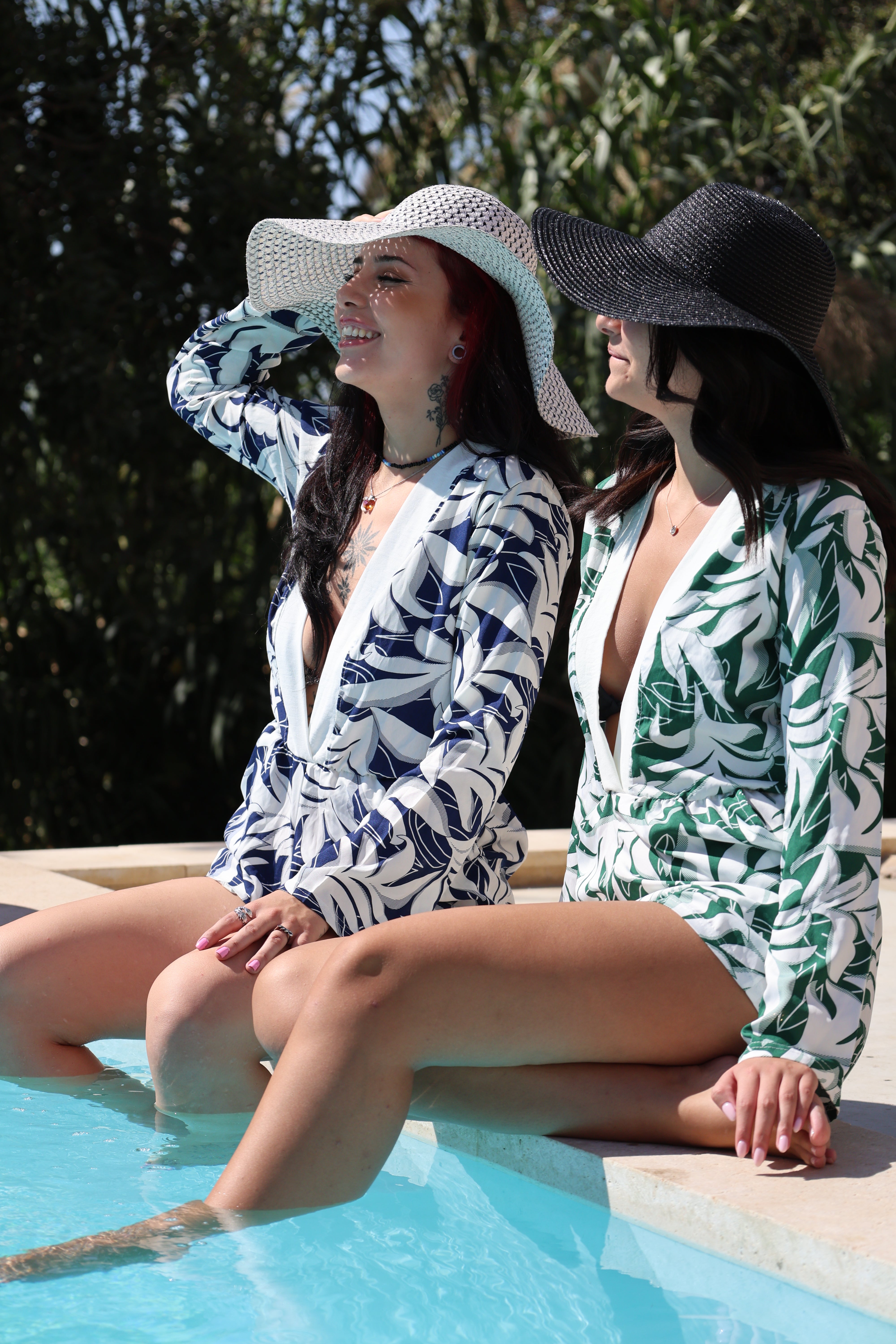 Palmera Romper - Blue