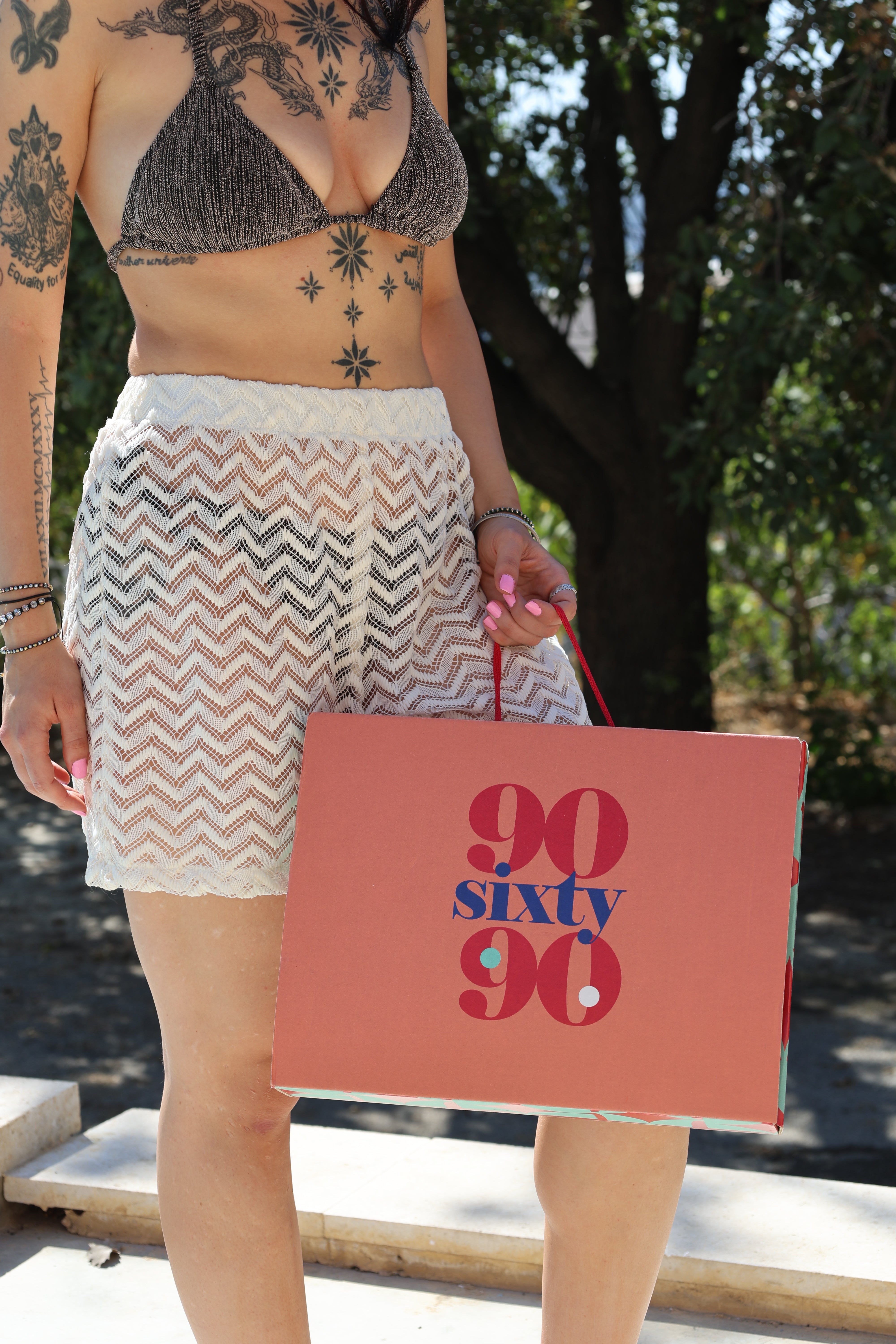 Starlit Two Piece Set - Shiny Shimmer in Silver