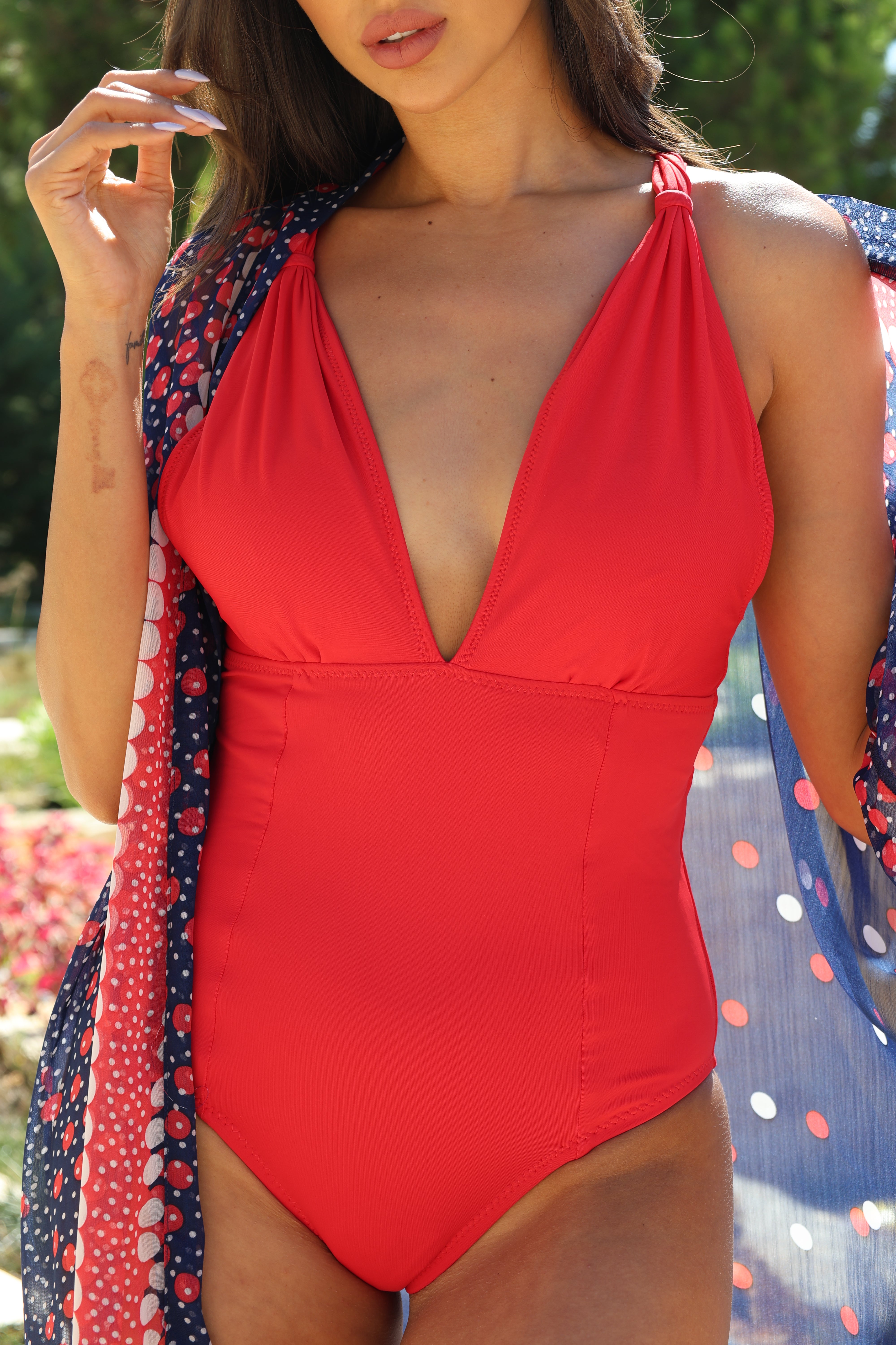 Ruby One Piece Swimsuit - Red