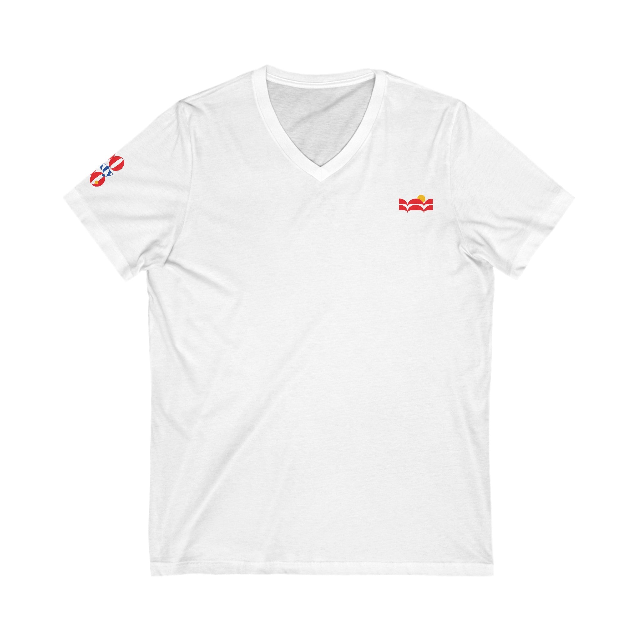 V-neck Tshirt Surf Board