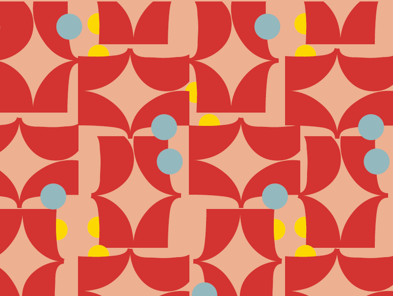 Beach Towel - Orange Pattern
