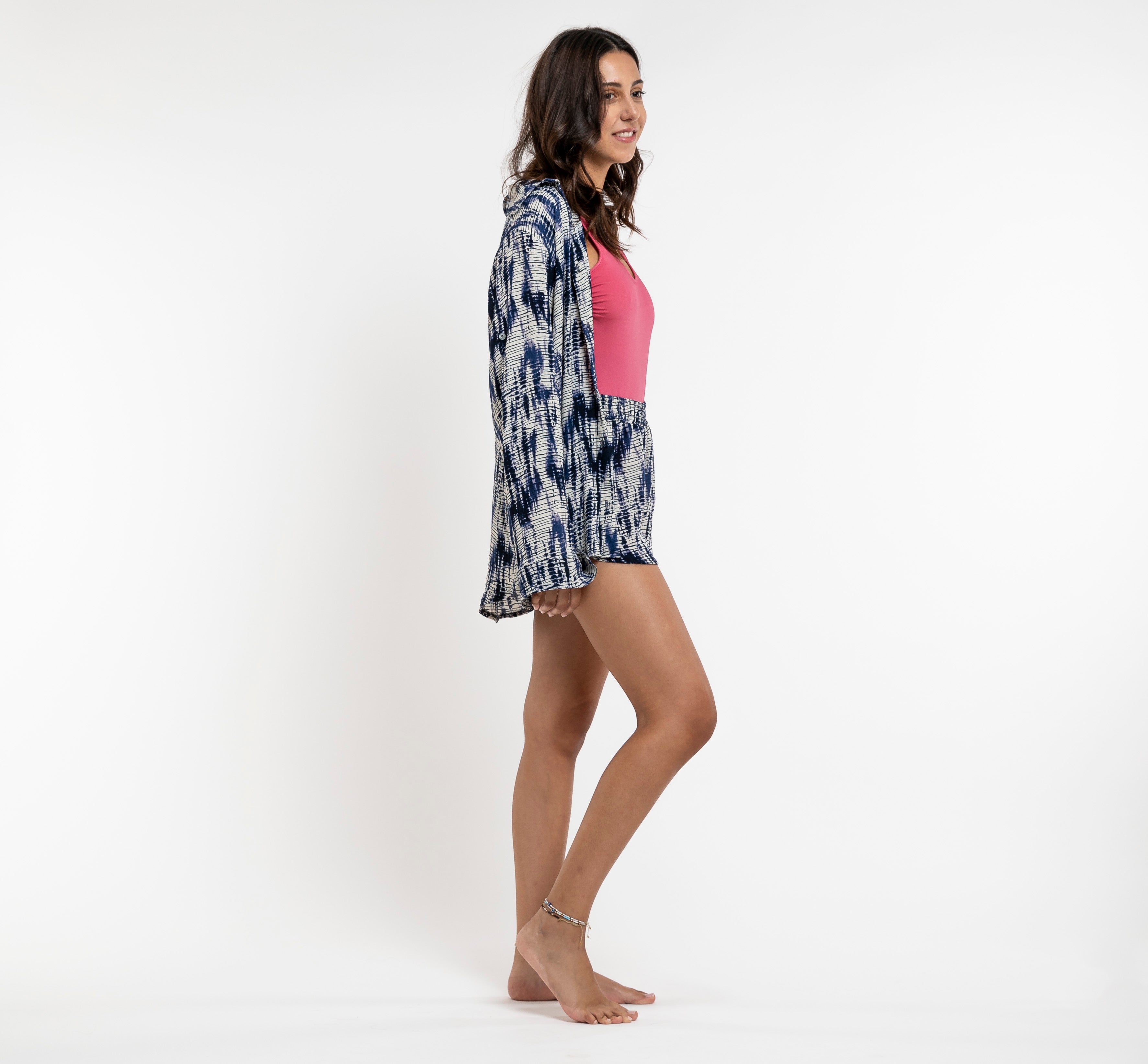 Solana Shirt and Short Set - Blue