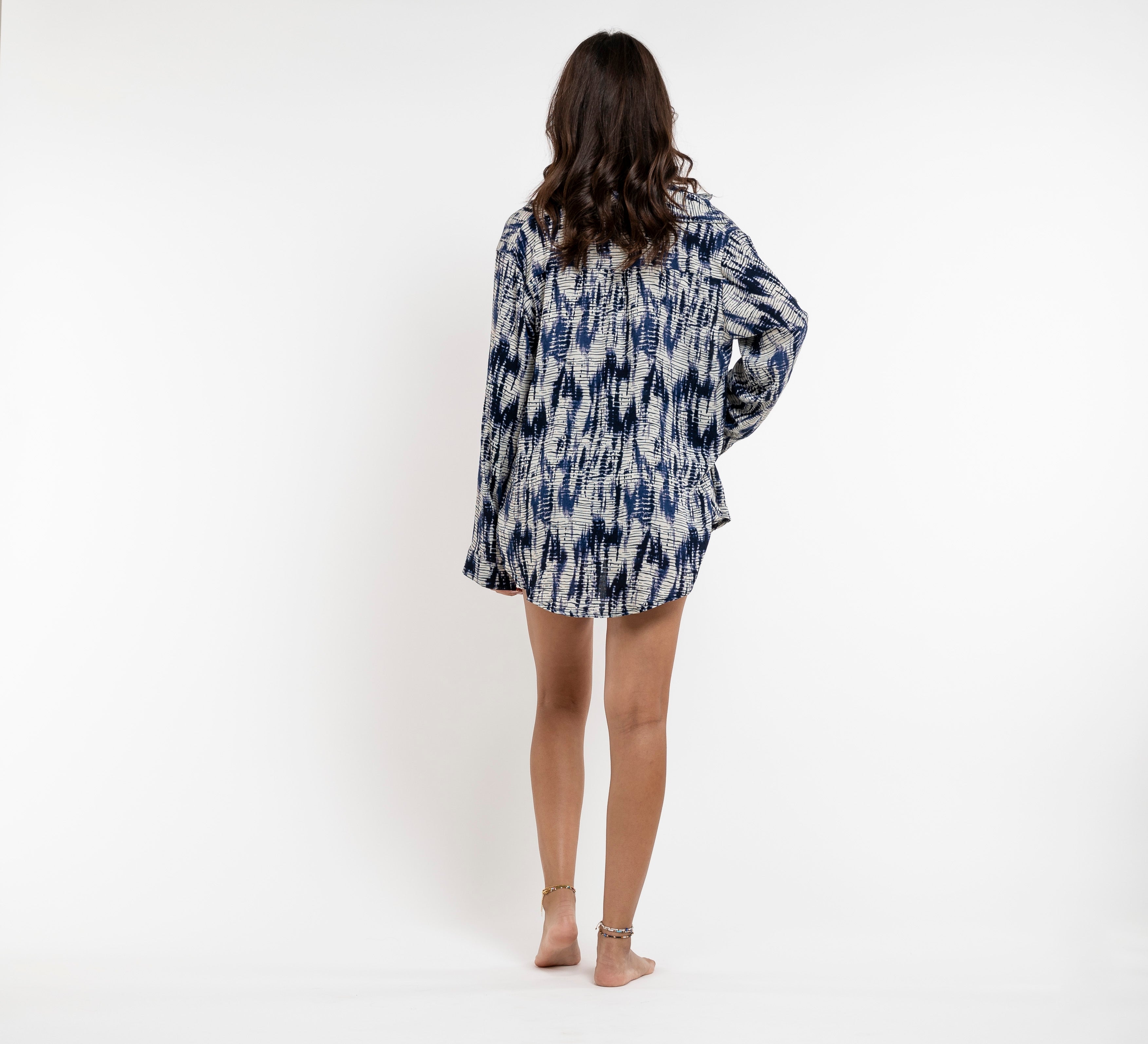 Solana Shirt and Short Set - Blue