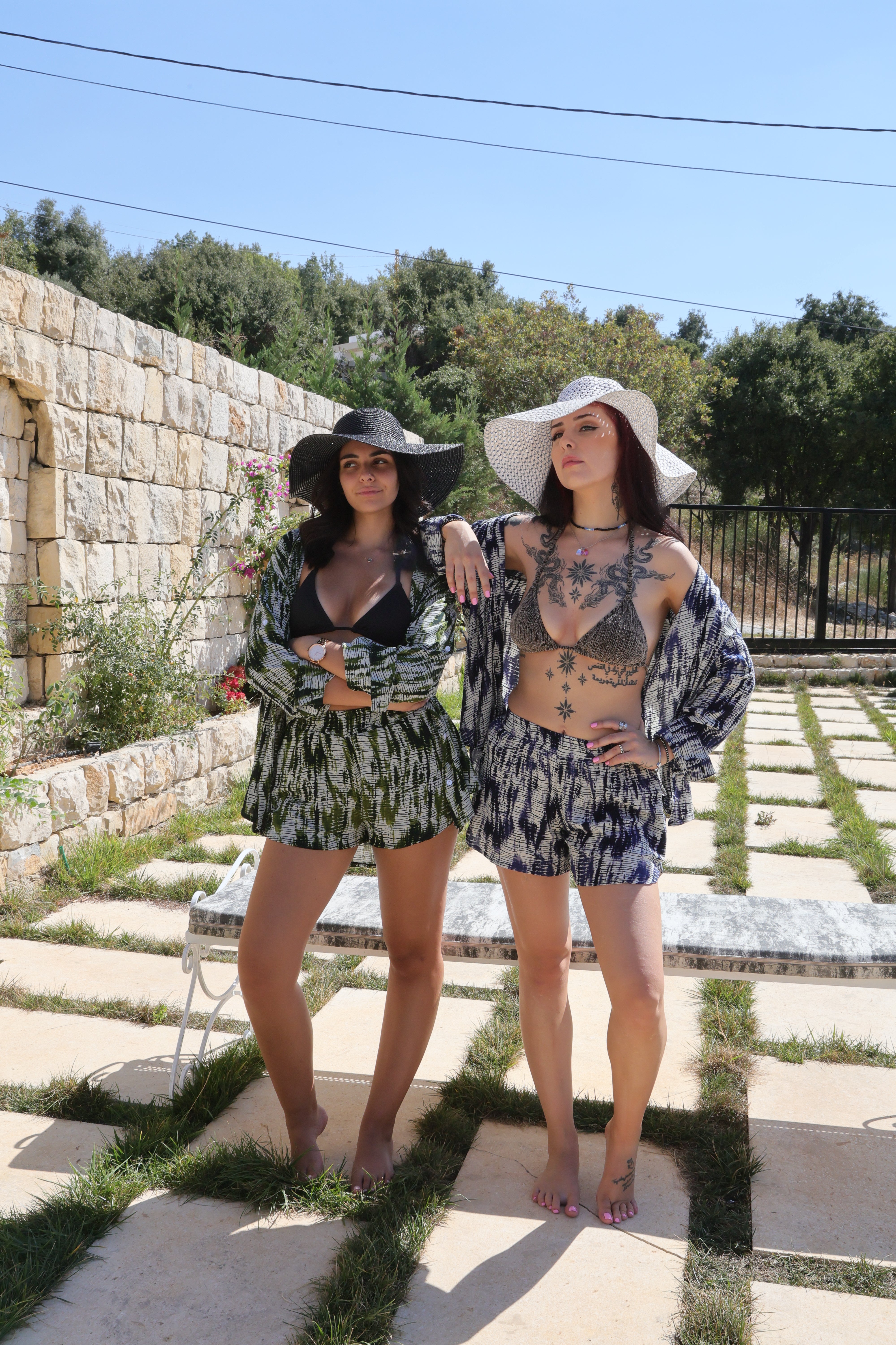 Solana Shirt and Short Set - Blue