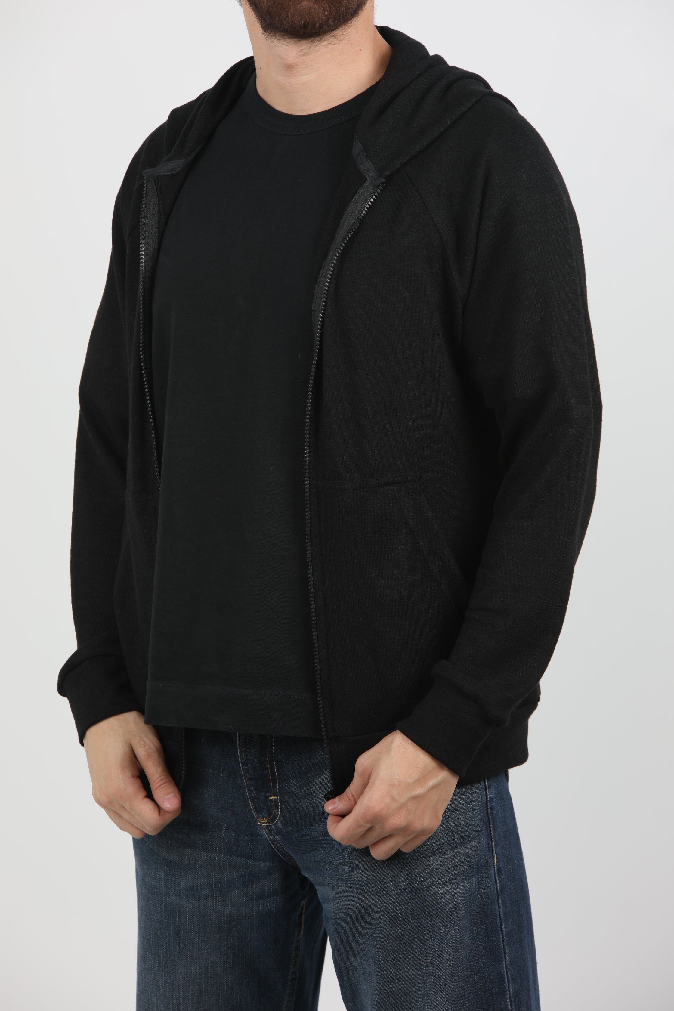 Black Hoodie Zipper