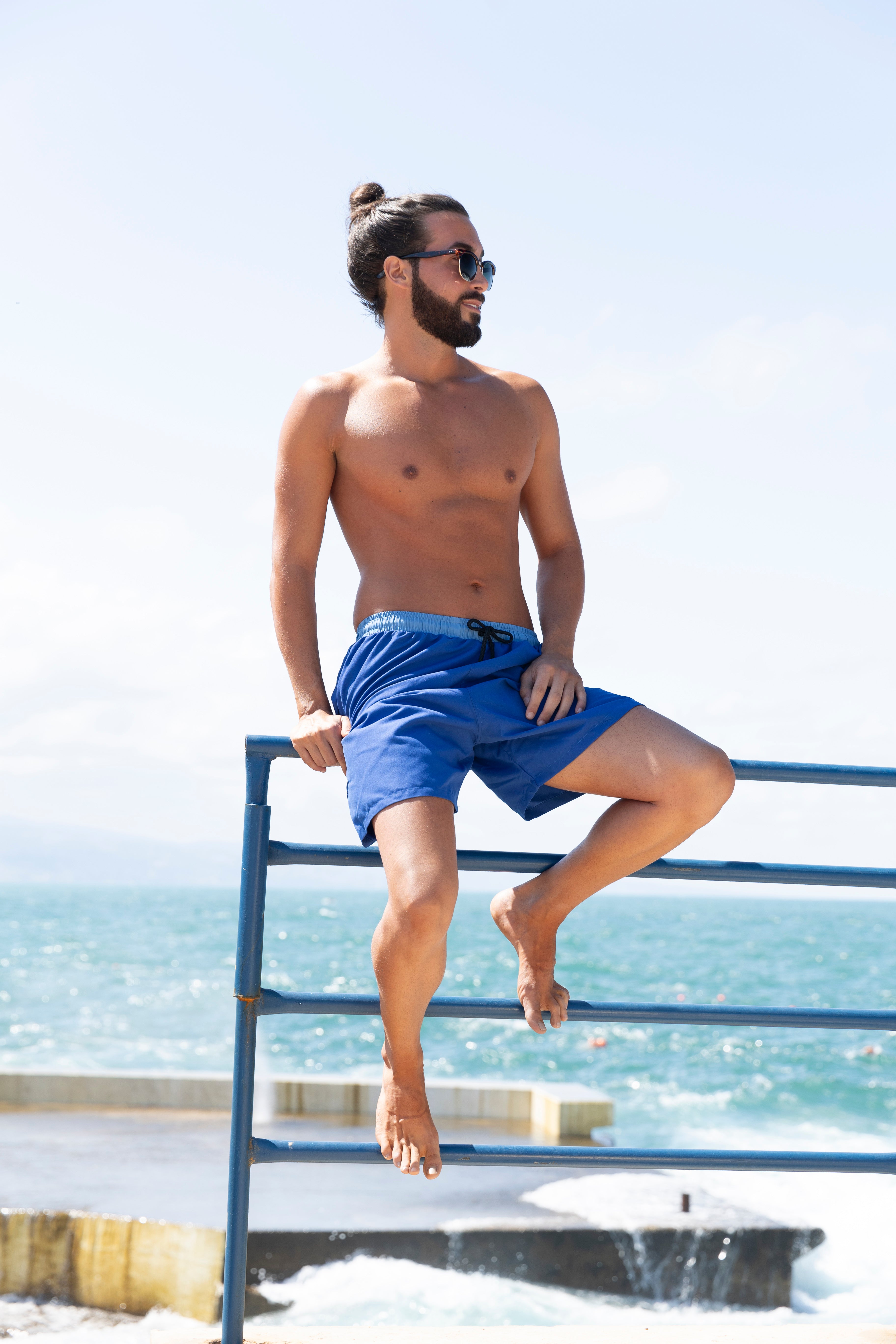 Rumba Swim Shorts - Navy Blue