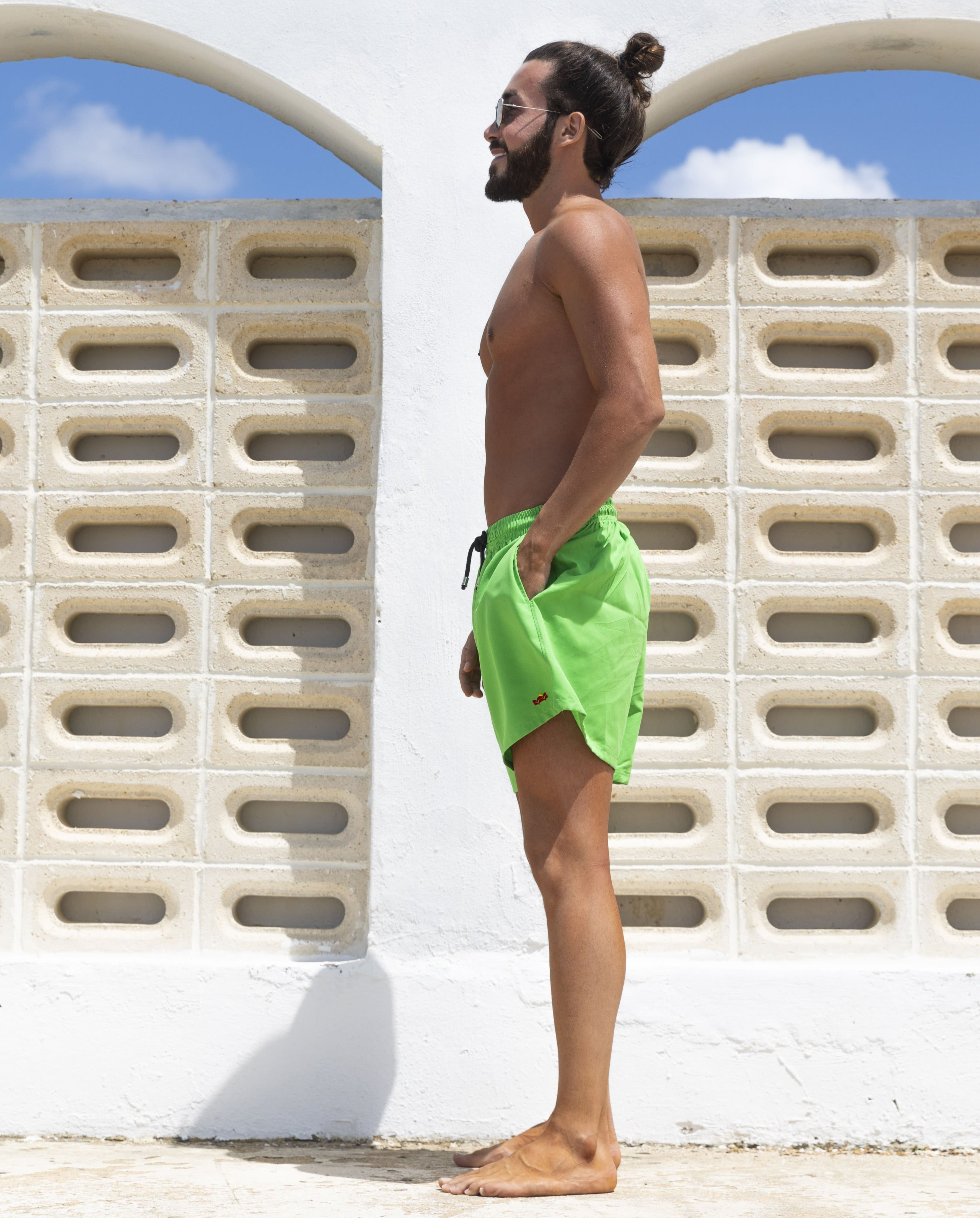 Playero Swimsuit trunks for men in green