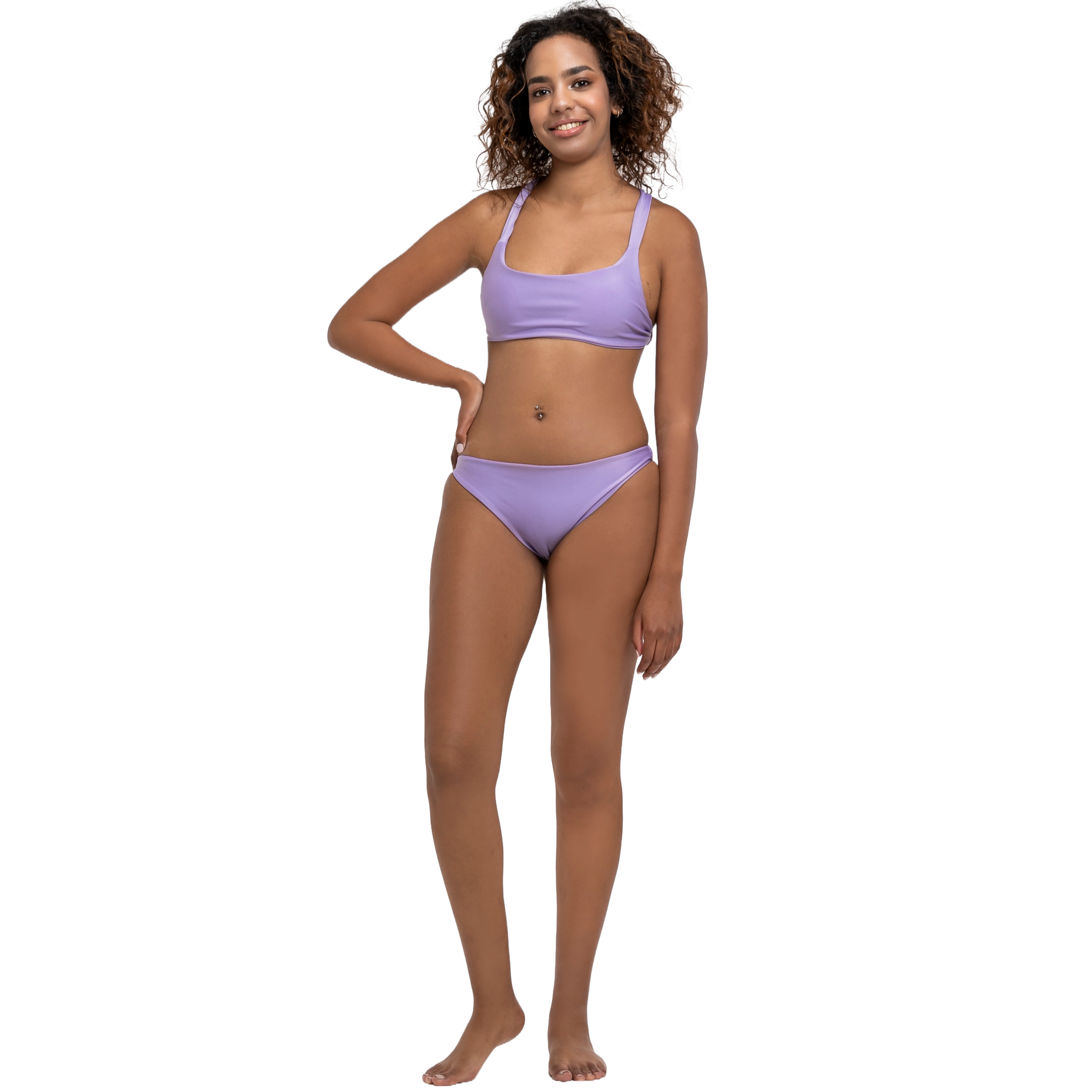 Lucia Bikini Top - Purple